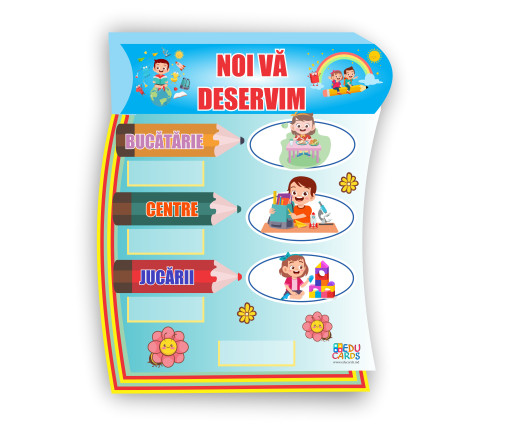 Suntem de serviciu cu creionașe