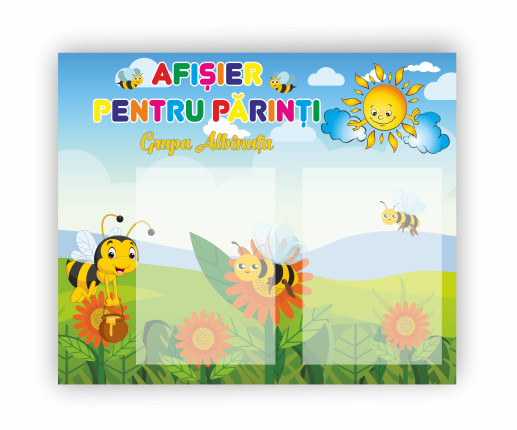 Afișier pentru părinți cu albini
