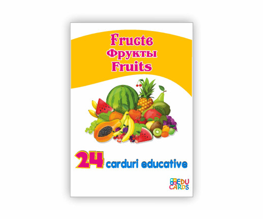Cartonașe educative Fructe
