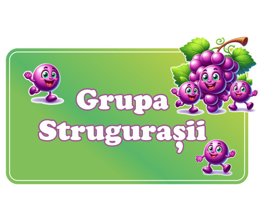 Placuță pentru ușă - Strugurel 1