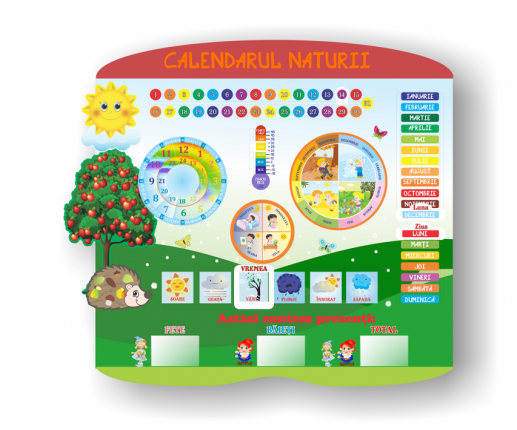 Calendarul Naturii cu aricel