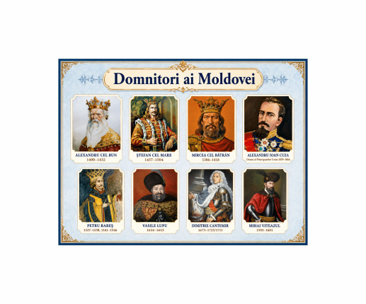 Panou educativ „Domnitori ai Moldovei”