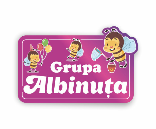 Placuță pentru ușă - Albinuțe 1