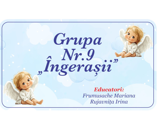 Placuță pentru ușă - Îngeraș