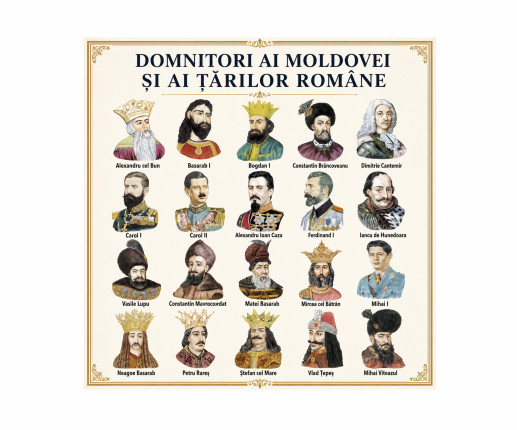 Panou educativ „Domnitori ai Moldovei și ai Țărilor Române”