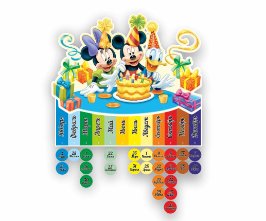 Panou cu Mickey și prietenii lui