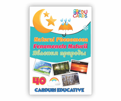Cartonașe educative Fenomenele naturii