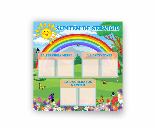 Suntem de serviciu cu fluturași