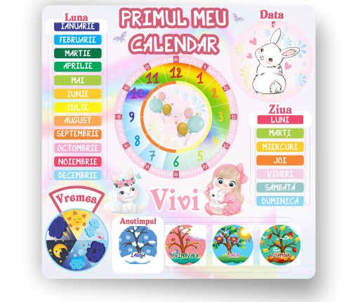Primul meu calendar "Iepuraș"