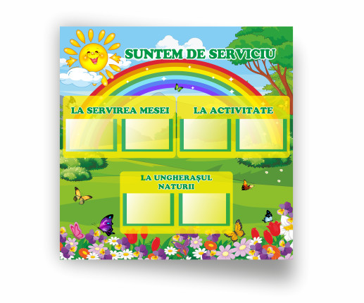 Suntem de serviciu cu fluturași 1