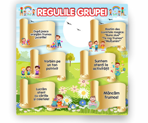 Regulile grupei - Copii