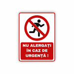 Plăcuță nu alergați... thumb-image 1