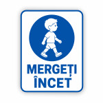 Plăcuță mergeți încet thumb-image 1